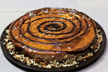 Postre de Flan de Nuez